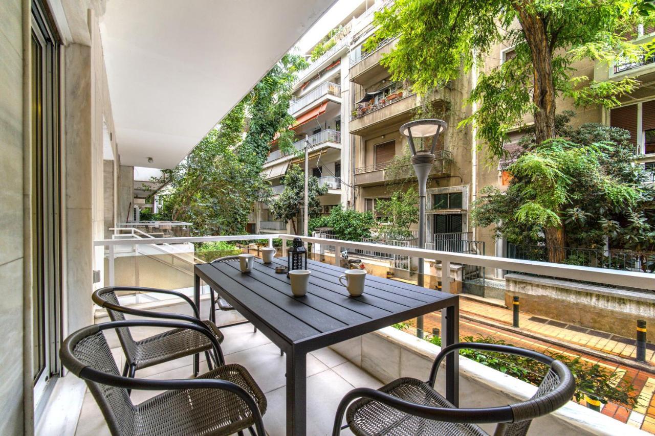 Urban Luxury On A Quiet Street In The Center Of Athensアパートメント エクステリア 写真